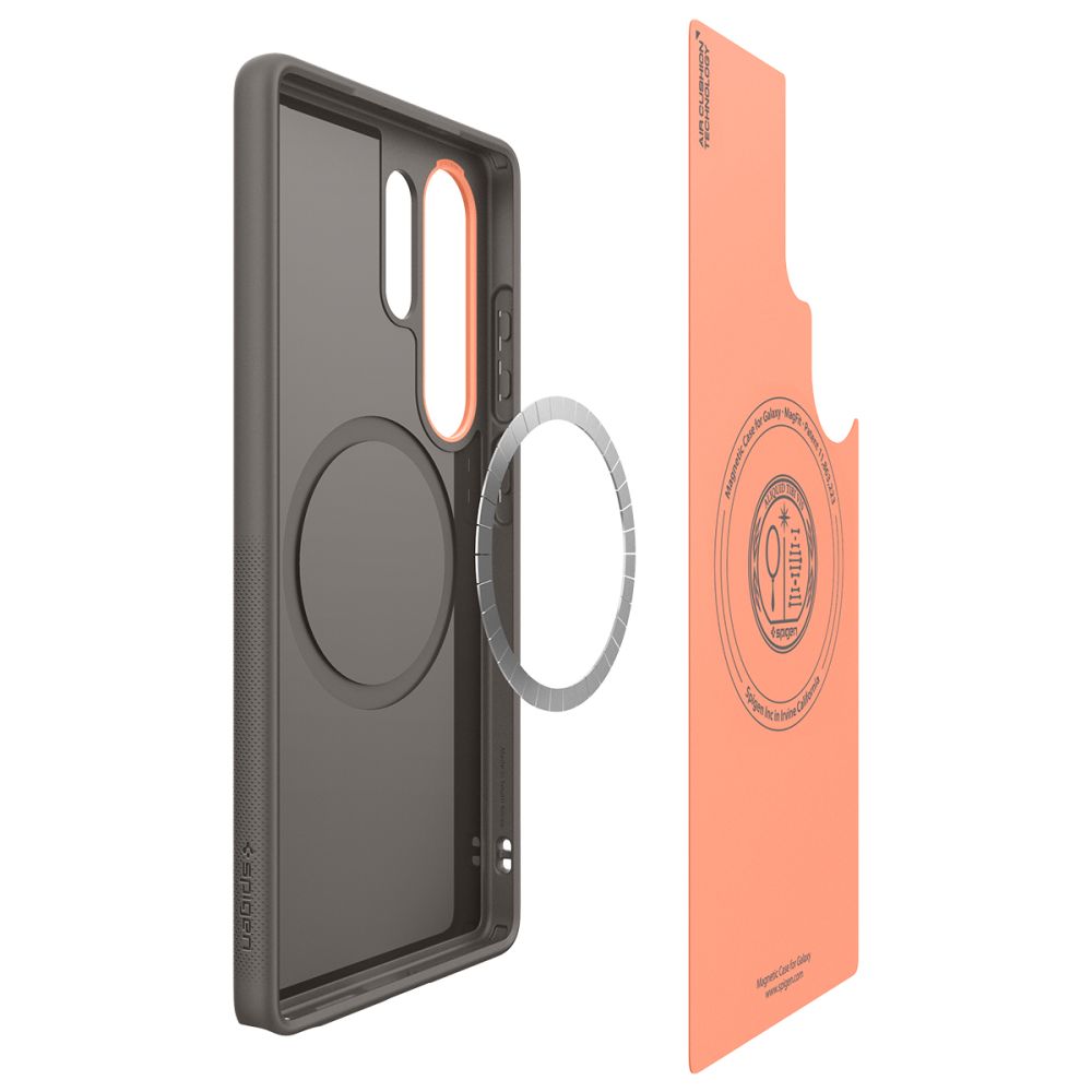 KRYT SPIGEN NANO POP MAG MAGSAFE GALAXY S25 ULTRA PAPAYA GREY