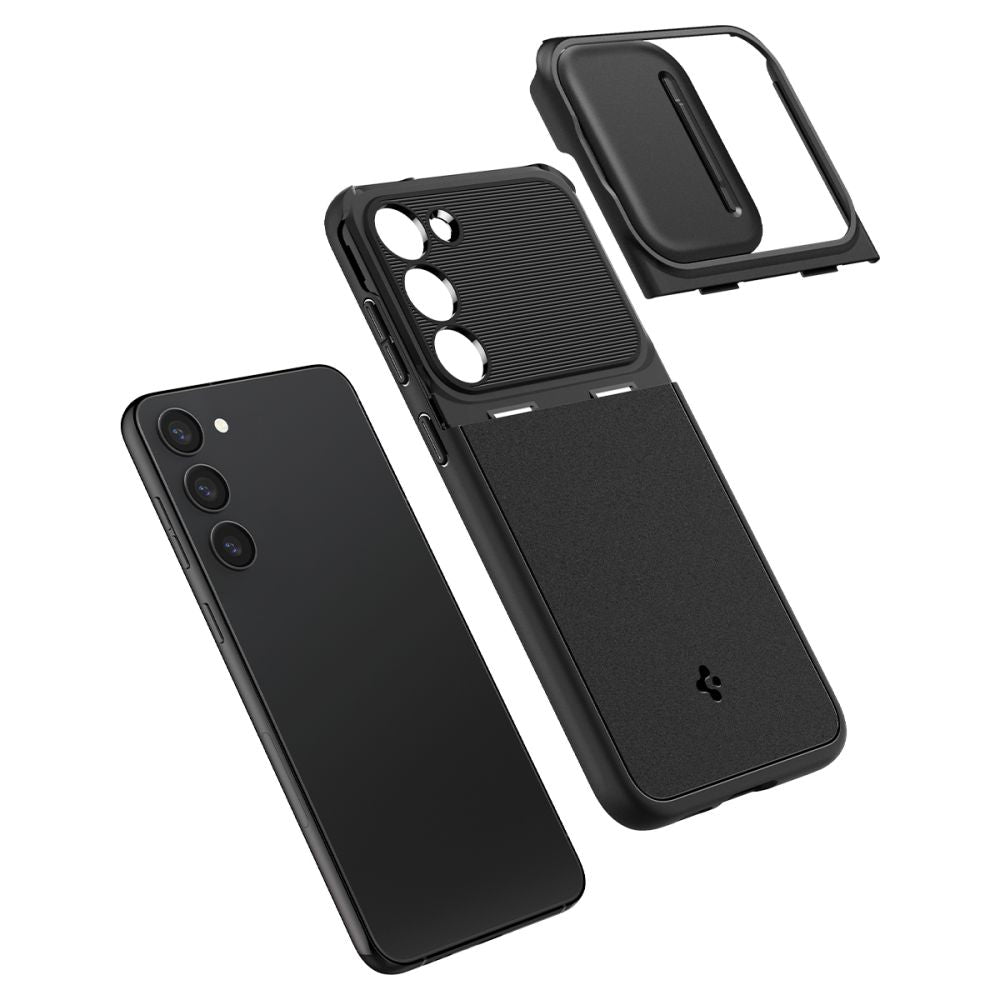 KRYT SPIGEN OPTIK ARMOR GALAXY S23 BLACK