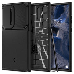 KRYT SPIGEN OPTIK ARMOR GALAXY S23 ULTRA BLACK