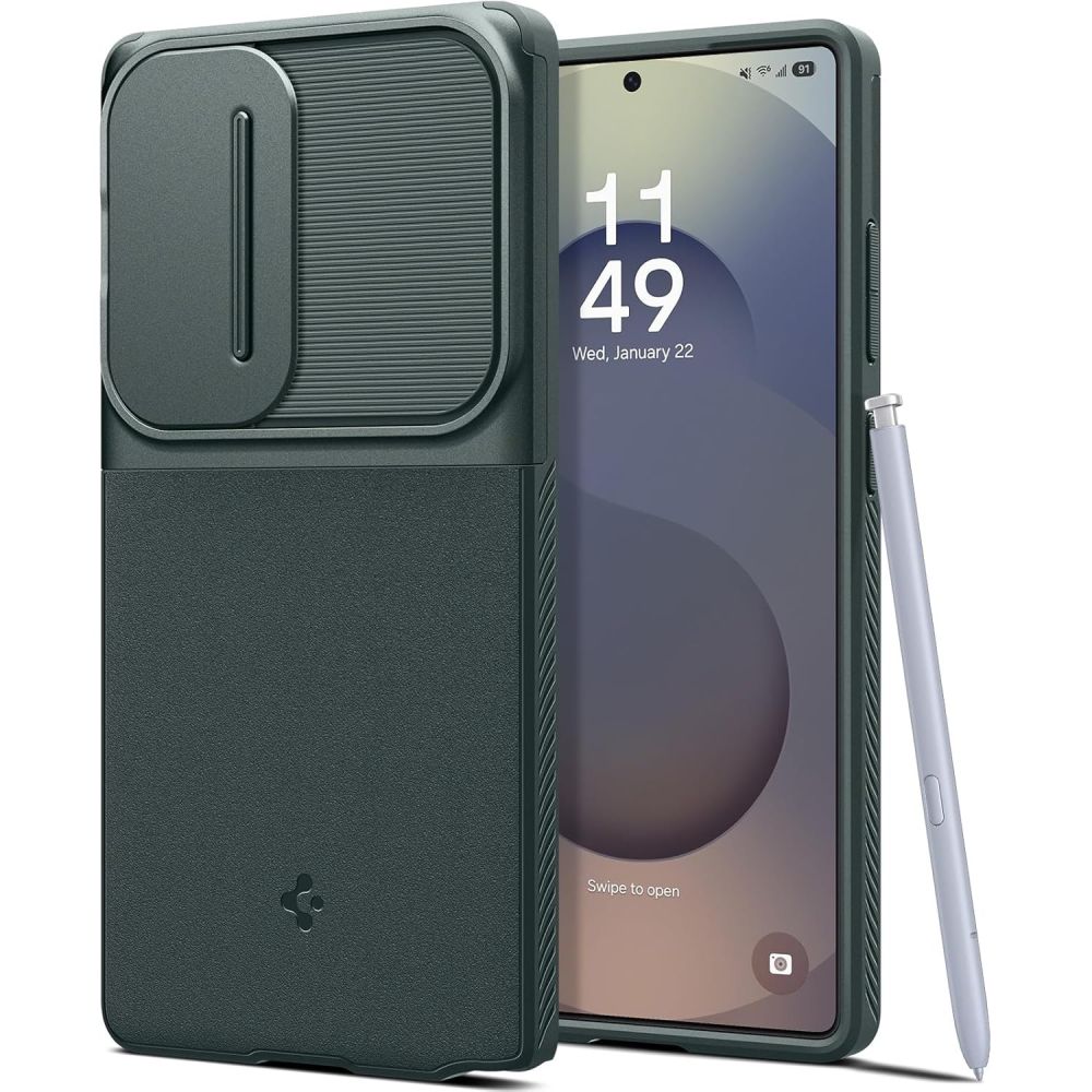 KRYT SPIGEN OPTIK ARMOR GALAXY S25 ULTRA ABYSS GREEN