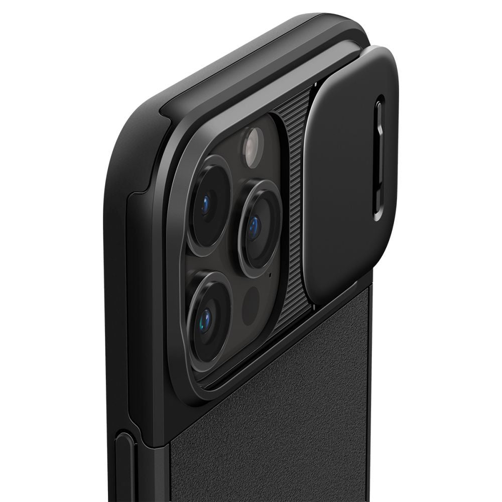 KRYT SPIGEN OPTIK ARMOR MAG MAGSAFE IPHONE 15 PRO BLACK