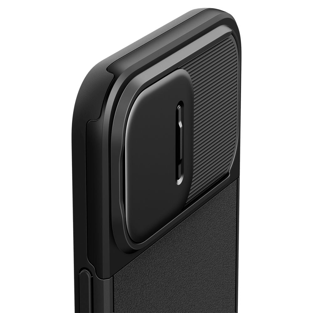 KRYT SPIGEN OPTIK ARMOR MAG MAGSAFE IPHONE 15 PRO BLACK