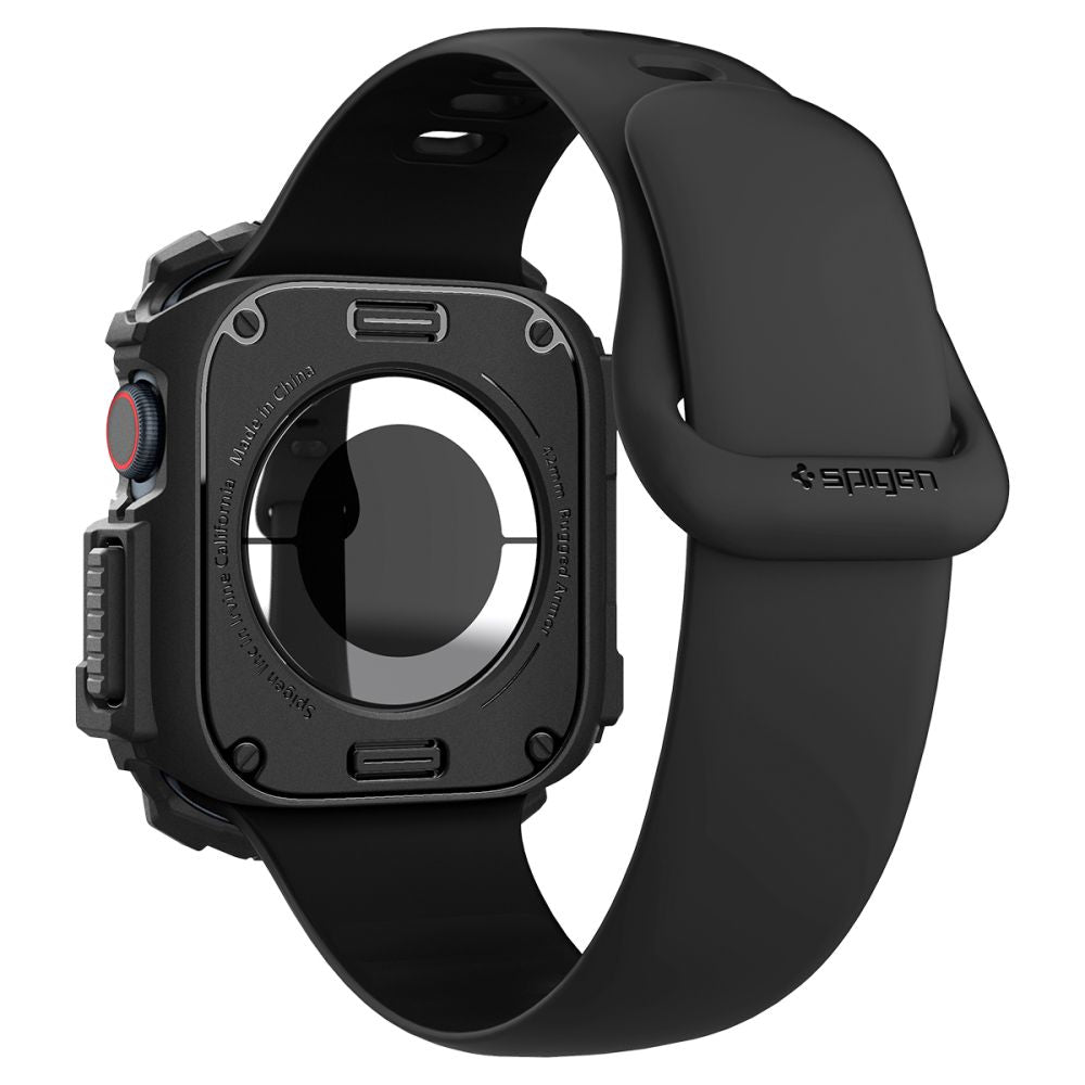 PUZDRO SPIGEN RUGGED ARMOR APPLE WATCH 10 (42 MM) MATTE BLACK
