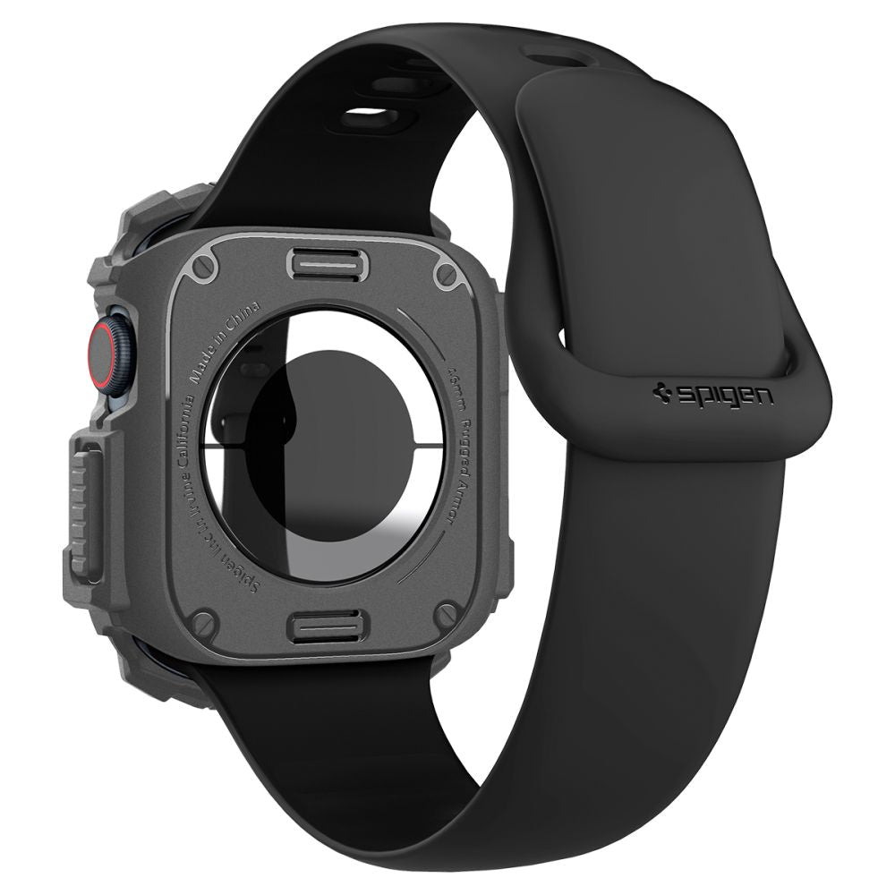 PUZDRO SPIGEN RUGGED ARMOR APPLE WATCH 10 (46 MM) DARK GREY