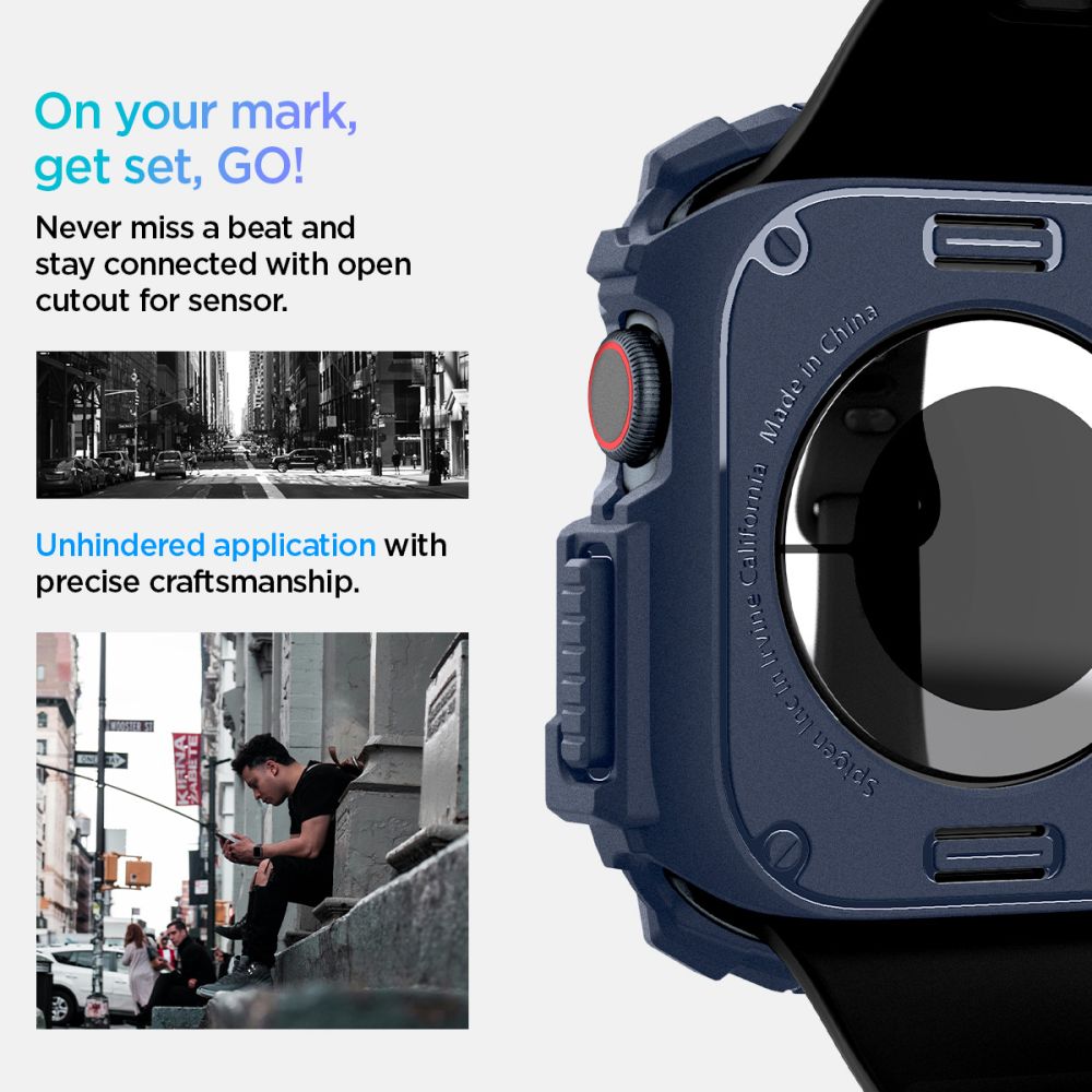 PUZDRO SPIGEN RUGGED ARMOR APPLE WATCH 10 (46 MM) NAVY BLUE