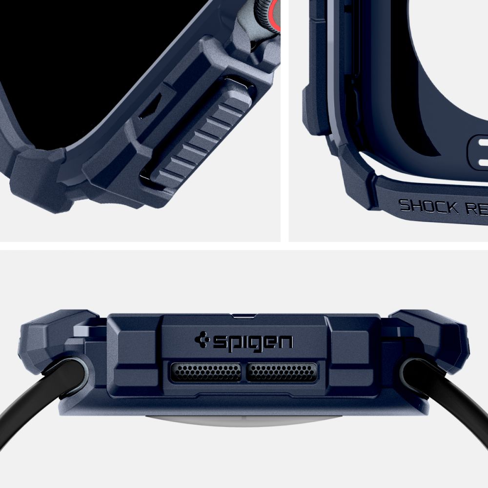 PUZDRO SPIGEN RUGGED ARMOR APPLE WATCH 10 (46 MM) NAVY BLUE
