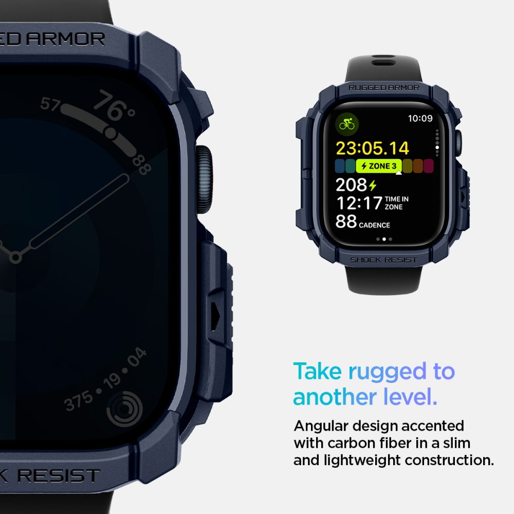 PUZDRO SPIGEN RUGGED ARMOR APPLE WATCH 10 (46 MM) NAVY BLUE