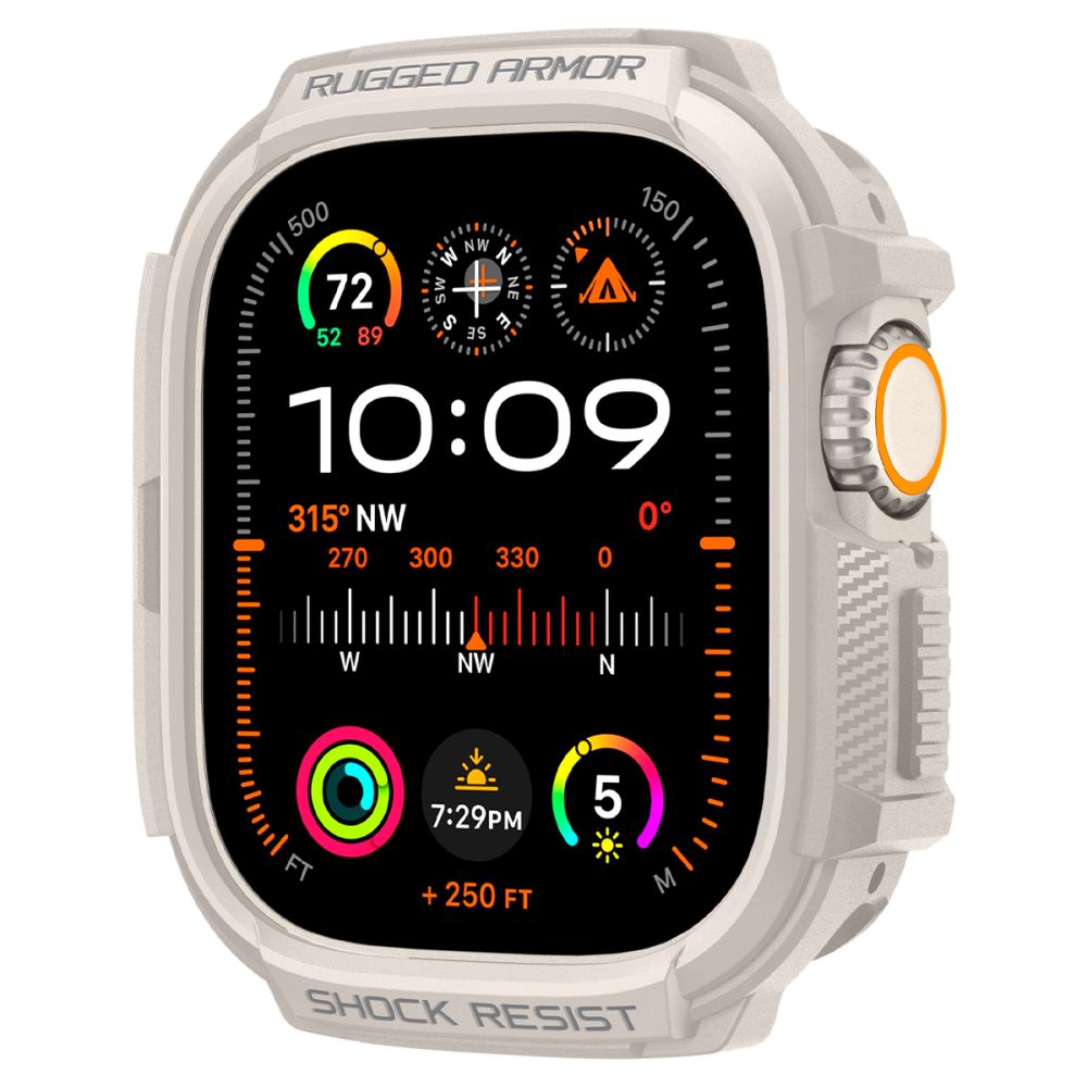OCHRANNÉ PUZDRO NA APPLE WATCH ULTRA 49 MM SPIGEN RUGGED ARMOR DUNE BEIGE