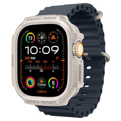 OCHRANNÉ PUZDRO NA APPLE WATCH ULTRA 49 MM SPIGEN RUGGED ARMOR DUNE BEIGE