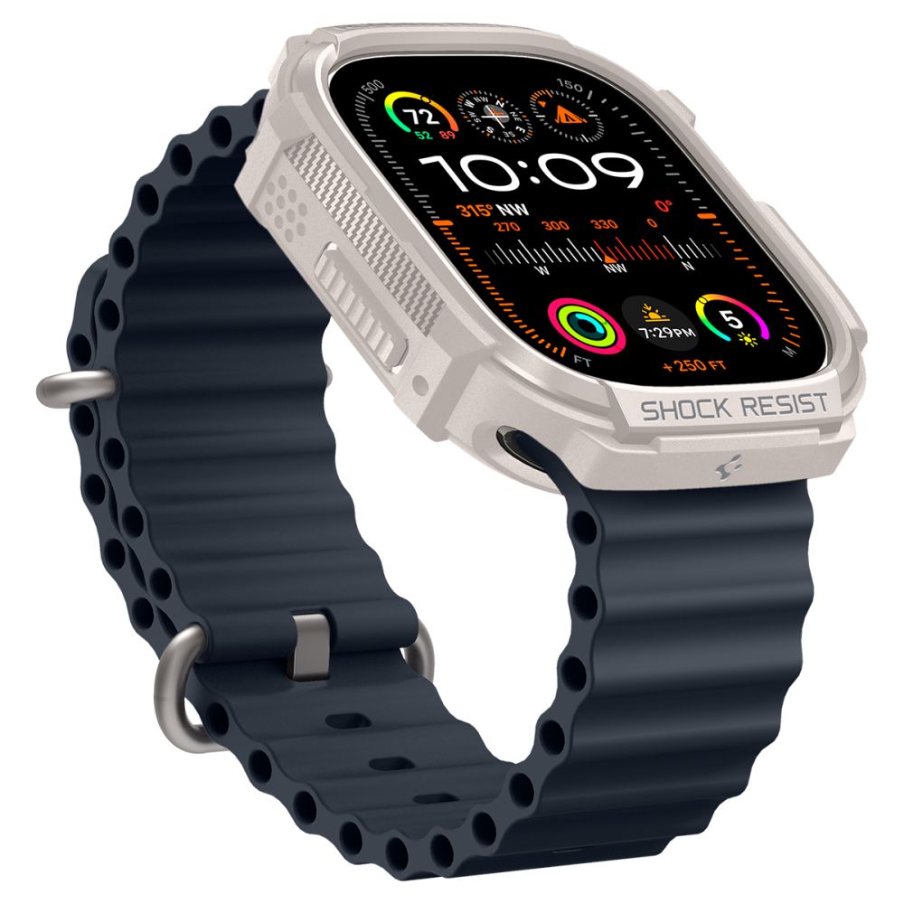 OCHRANNÉ PUZDRO NA APPLE WATCH ULTRA 49 MM SPIGEN RUGGED ARMOR DUNE BEIGE