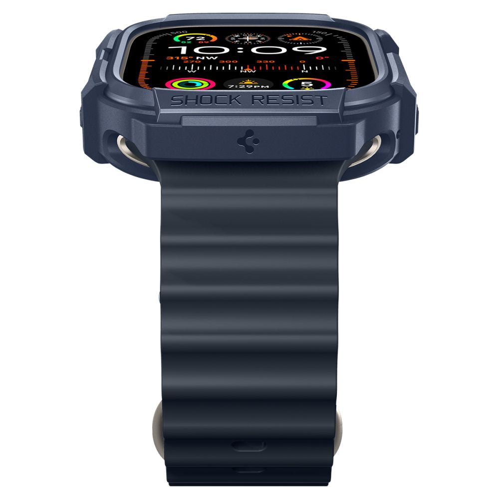 OCHRANNÉ PUZDRO NA APPLE WATCH ULTRA 49 MM SPIGEN RUGGED ARMOR NAVY BLUE