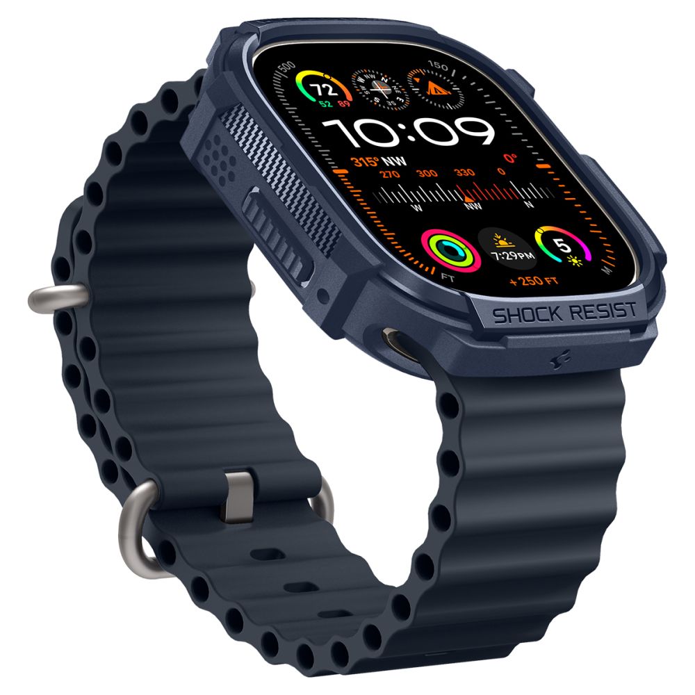 OCHRANNÉ PUZDRO NA APPLE WATCH ULTRA 49 MM SPIGEN RUGGED ARMOR NAVY BLUE