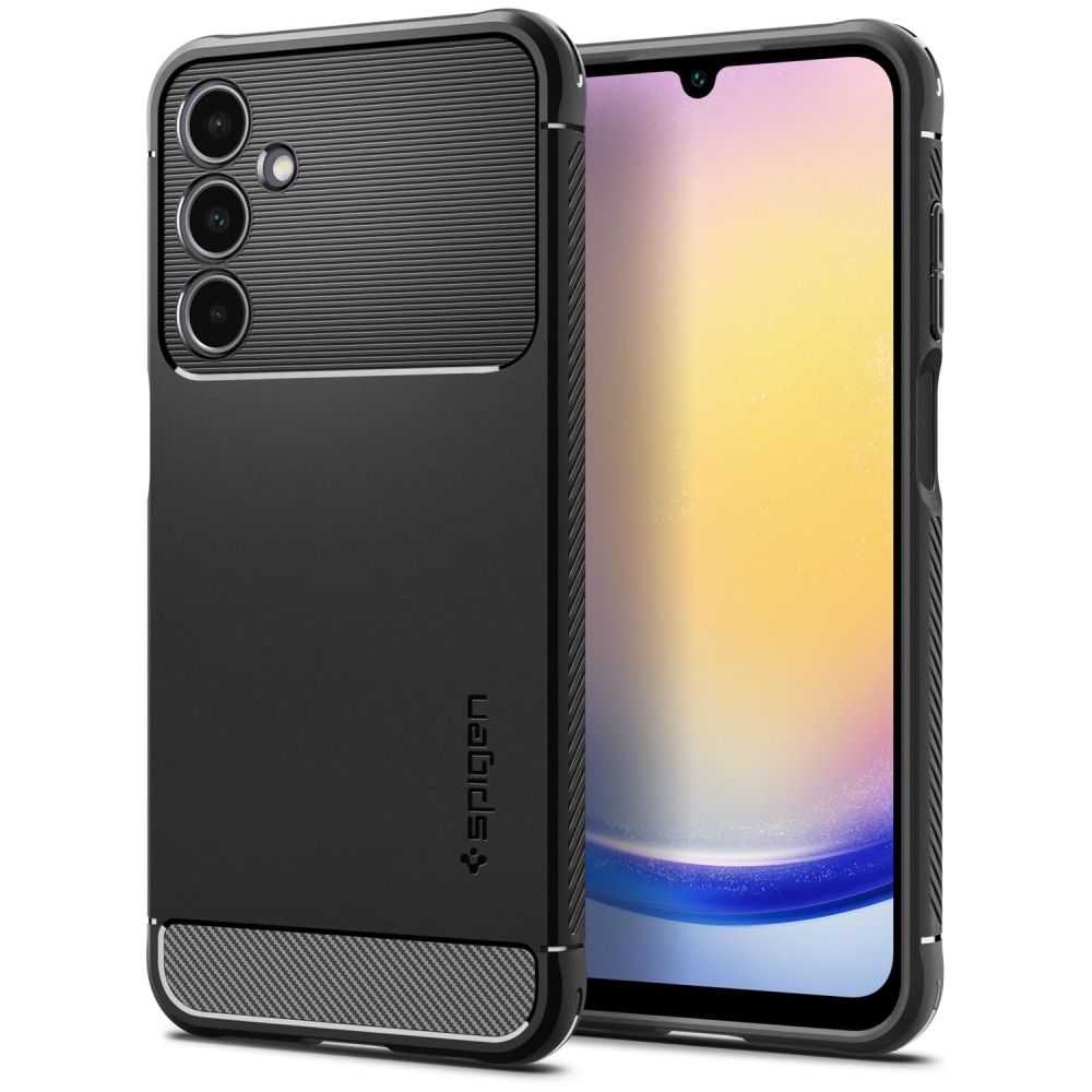 KRYT SPIGEN RUGGED ARMOR GALAXY A25 5G MATTE BLACK