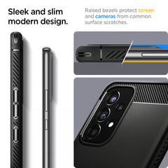 KRYT SPIGEN RUGGED ARMOR GALAXY A53 5G MATTE BLACK