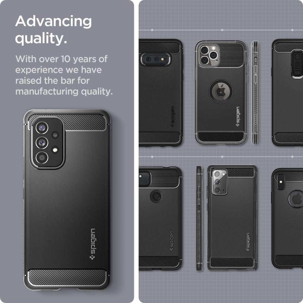 KRYT SPIGEN RUGGED ARMOR GALAXY A53 5G MATTE BLACK