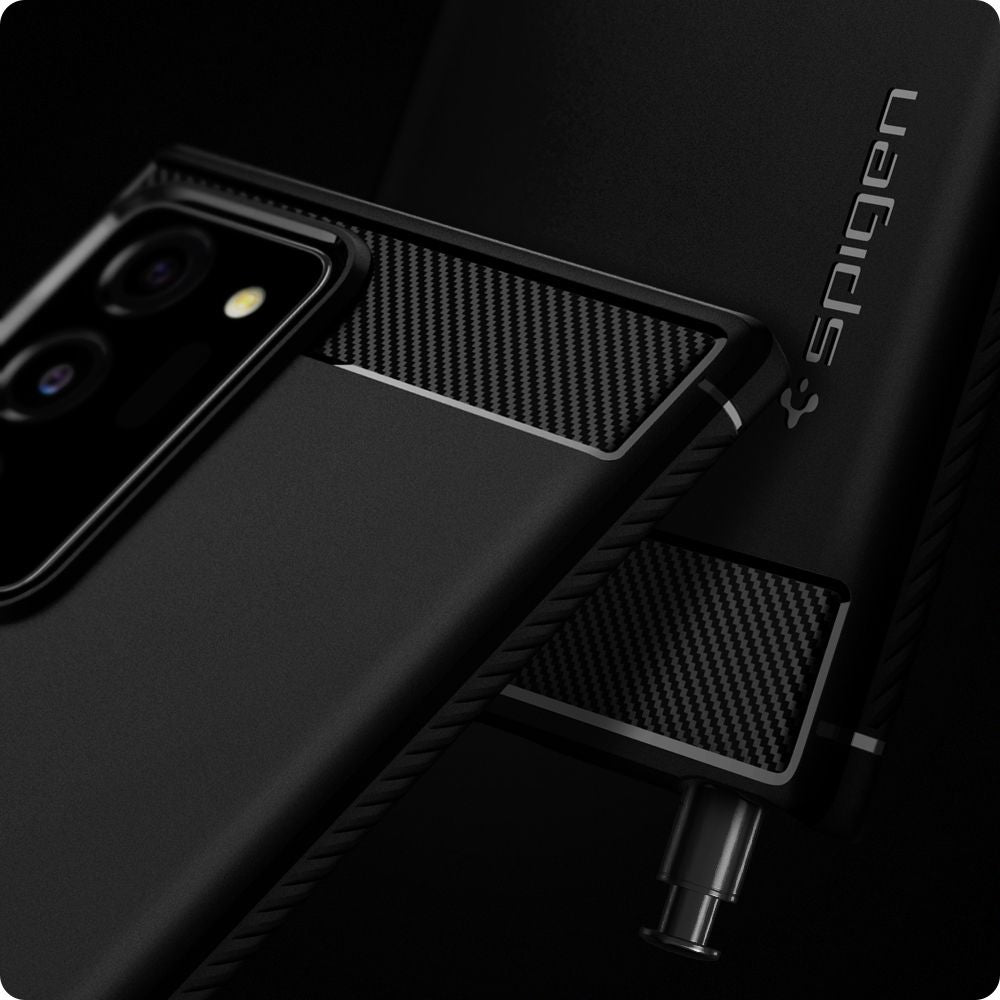  SPIGEN RUGGED ARMOR GALAXY NOTE 20 ULTRA MATTE BLACK