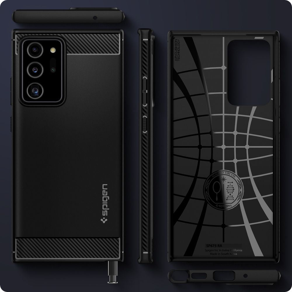  SPIGEN RUGGED ARMOR GALAXY NOTE 20 ULTRA MATTE BLACK