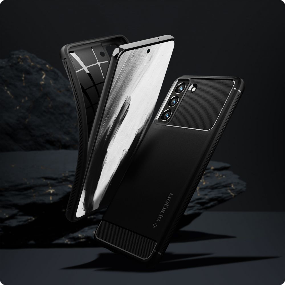 SPIGEN RUGGED ARMOR GALAXY S21 FE MATTE BLACK