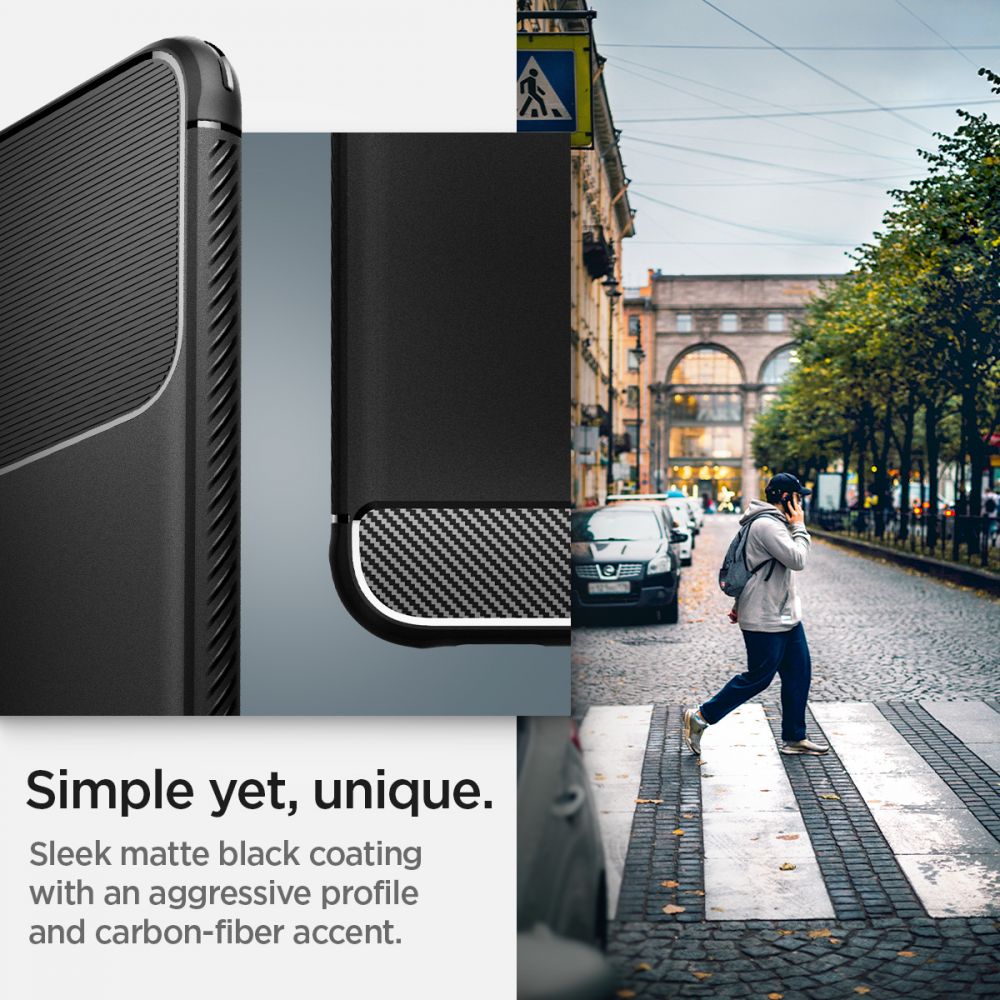 KRYT SPIGEN RUGGED ARMOR GALAXY S22 MATTE BLACK