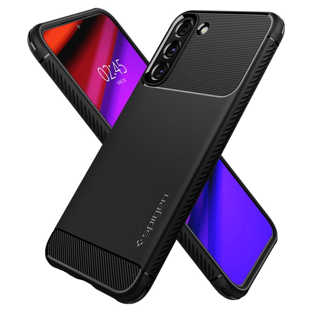 KRYT SPIGEN RUGGED ARMOR GALAXY S22 MATTE BLACK