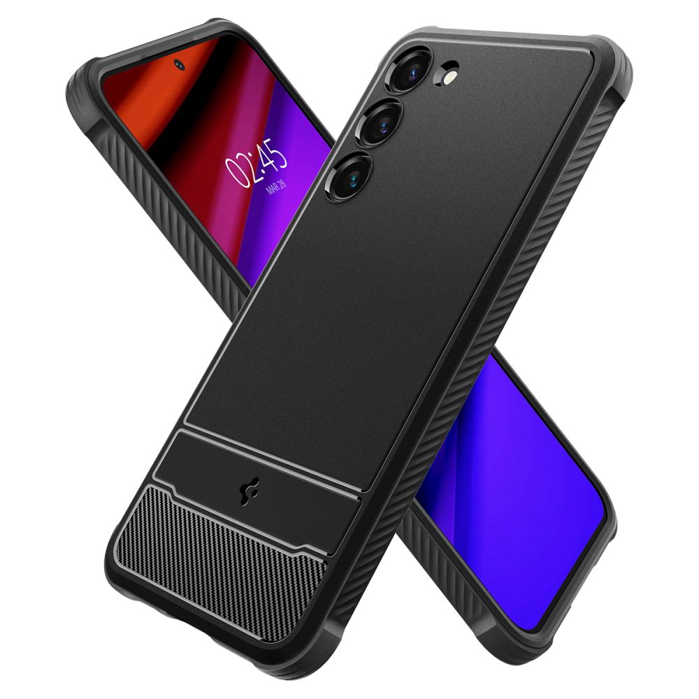  SPIGEN RUGGED ARMOR GALAXY S23 MATTE BLACK