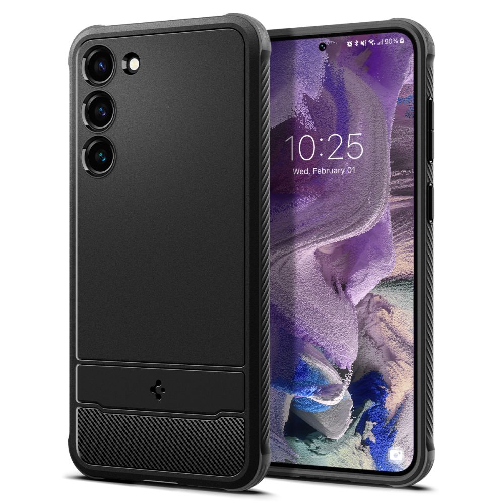  SPIGEN RUGGED ARMOR GALAXY S23 MATTE BLACK