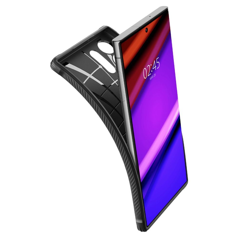 KRYT SPIGEN RUGGED ARMOR GALAXY S23 ULTRA MATTE BLACK