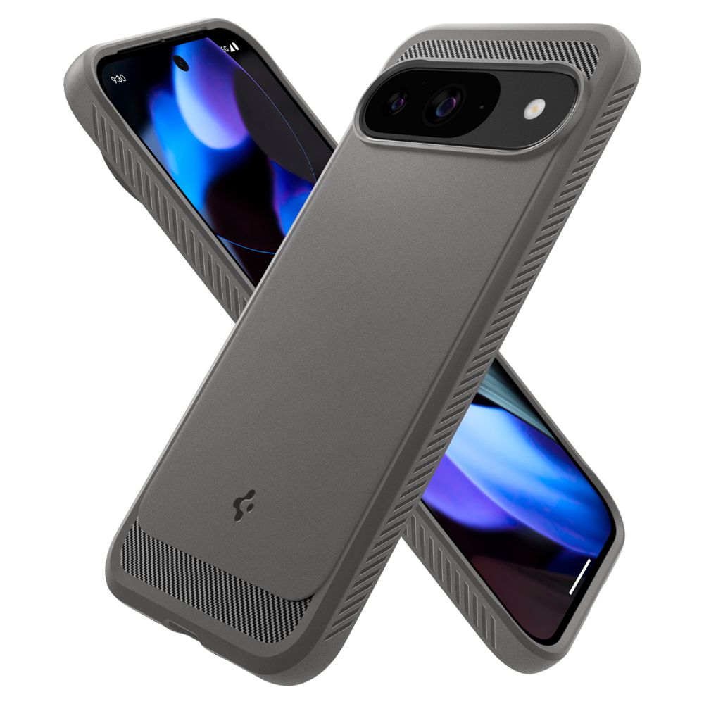  ZA GOOGLE PIXEL 9 / 9 PRO SPIGEN RUGGED ARMOR MARBLE GREY