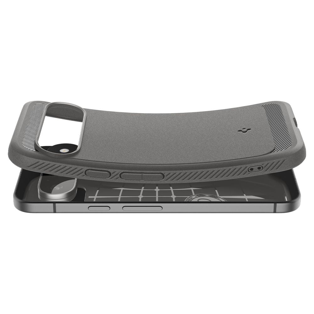  ZA GOOGLE PIXEL 9 / 9 PRO SPIGEN RUGGED ARMOR MARBLE GREY