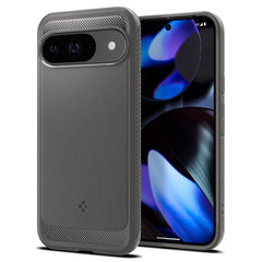  ZA GOOGLE PIXEL 9 / 9 PRO SPIGEN RUGGED ARMOR MARBLE GREY