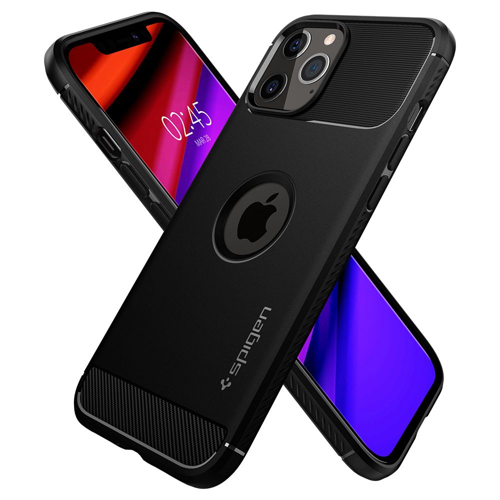  SPIGEN RUGGED ARMOR IPHONE 12/12 PRO MATTE BLACK