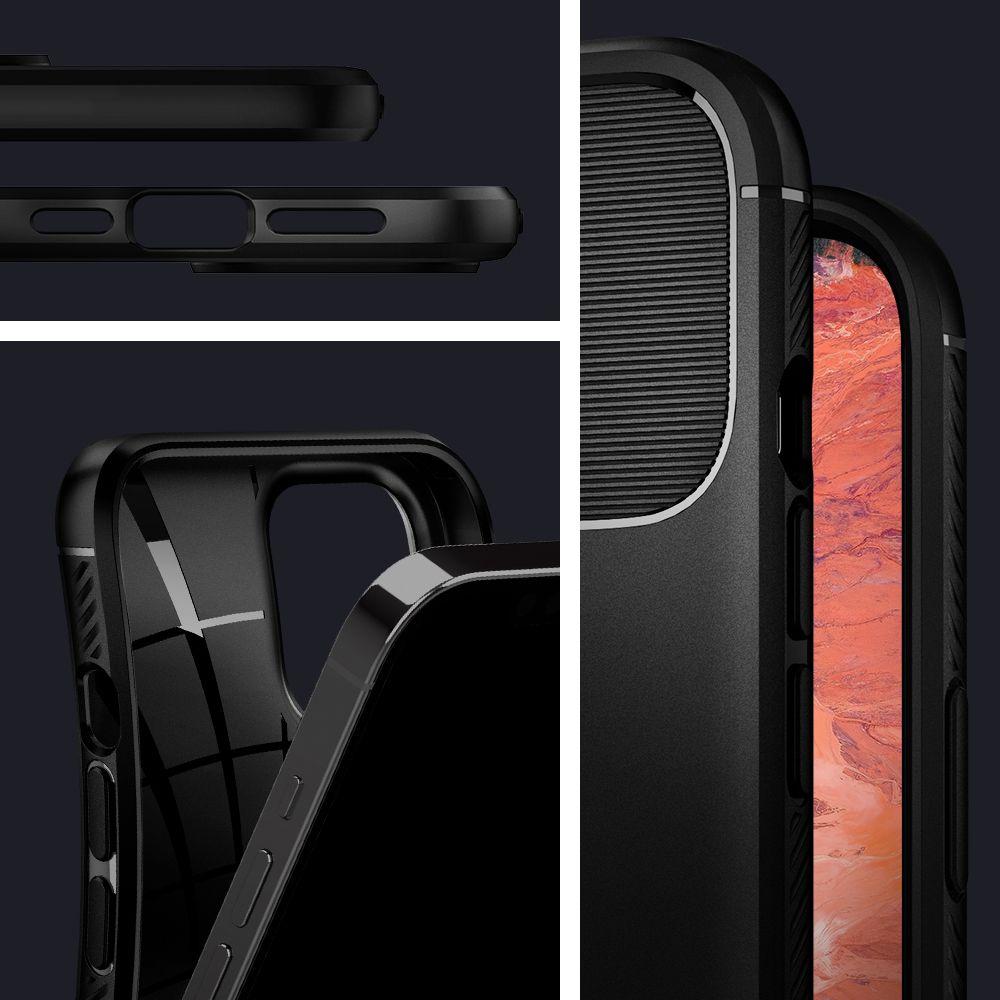  SPIGEN RUGGED ARMOR IPHONE 12/12 PRO MATTE BLACK