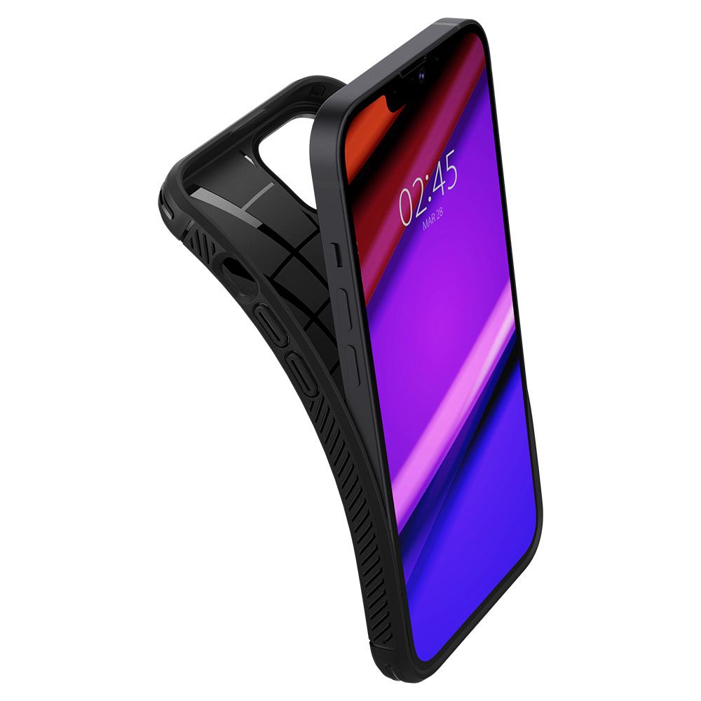 KRYT SPIGEN RUGGED ARMOR IPHONE 13 MATTE BLACK
