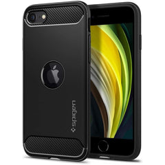 KRYT SPIGEN RUGGED ARMOR IPHONE SE 2020 / SE 2022  BLACK