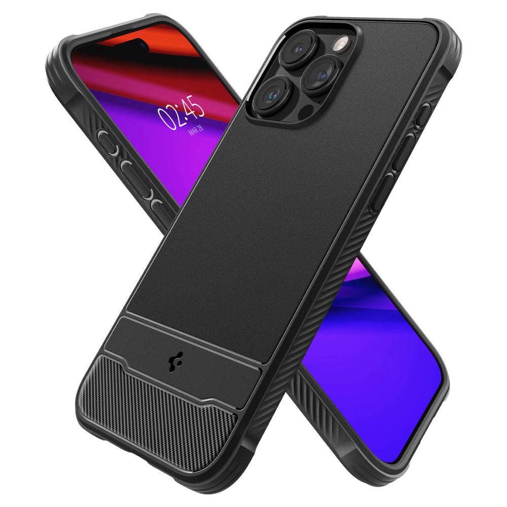 KRYT SPIGEN RUGGED ARMOR MAG MAGSAFE IPHONE 15 PRO MAX MATTE BLACK