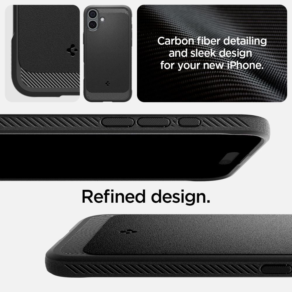  SPIGEN RUGGED ARMOR MAG MAGSAFE IPHONE 16 MATTE BLACK