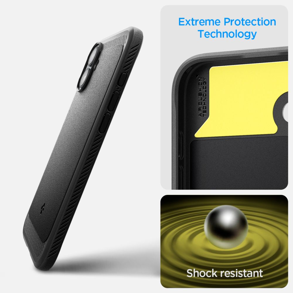  SPIGEN RUGGED ARMOR MAG MAGSAFE IPHONE 16 PLUS MATTE BLACK