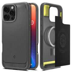  SPIGEN RUGGED ARMOR MAG MAGSAFE IPHONE 16 PRO MAX SIVA