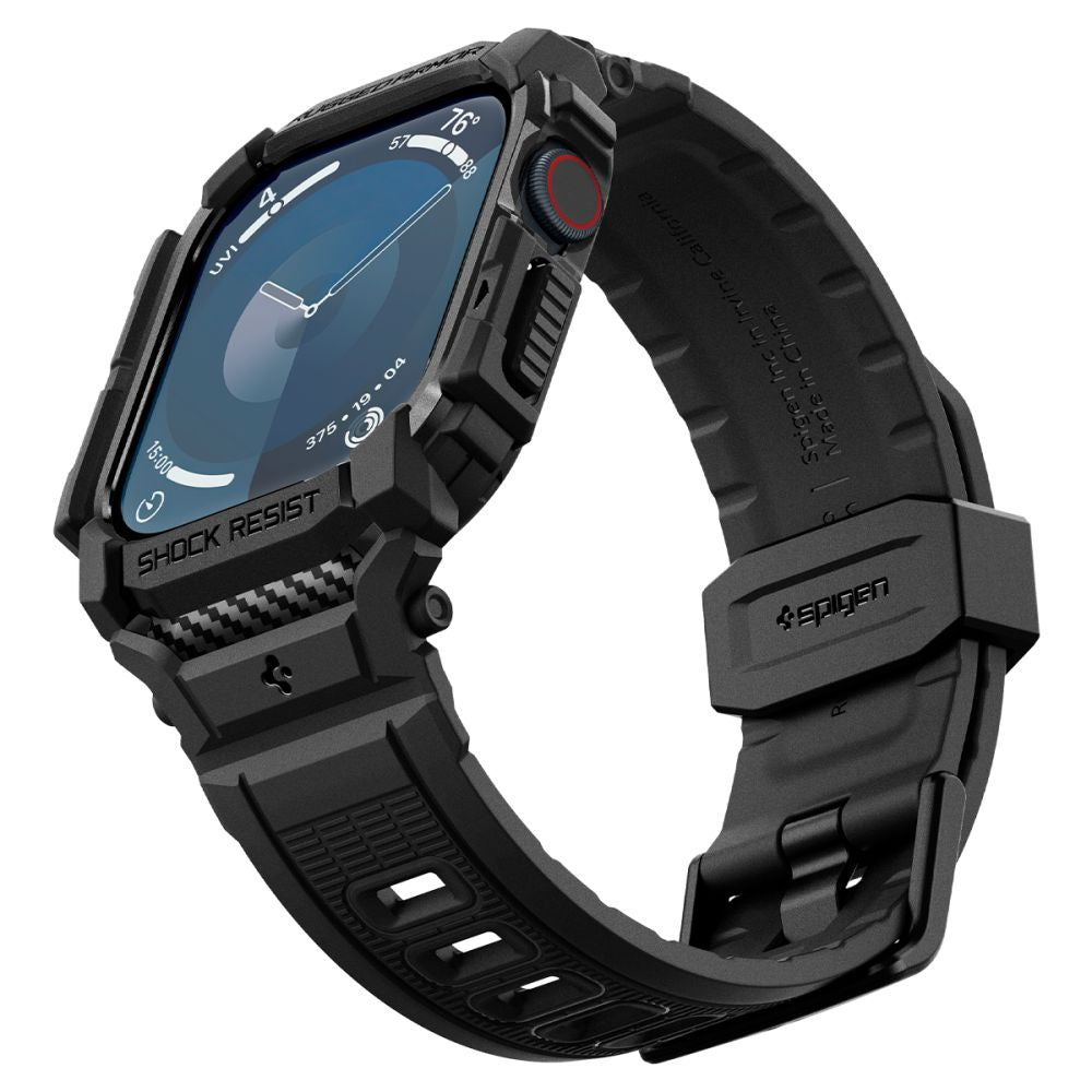 PUZDRO SPIGEN RUGGED ARMOR ”PRO” APPLE WATCH 10 (42 MM) MATTE BLACK