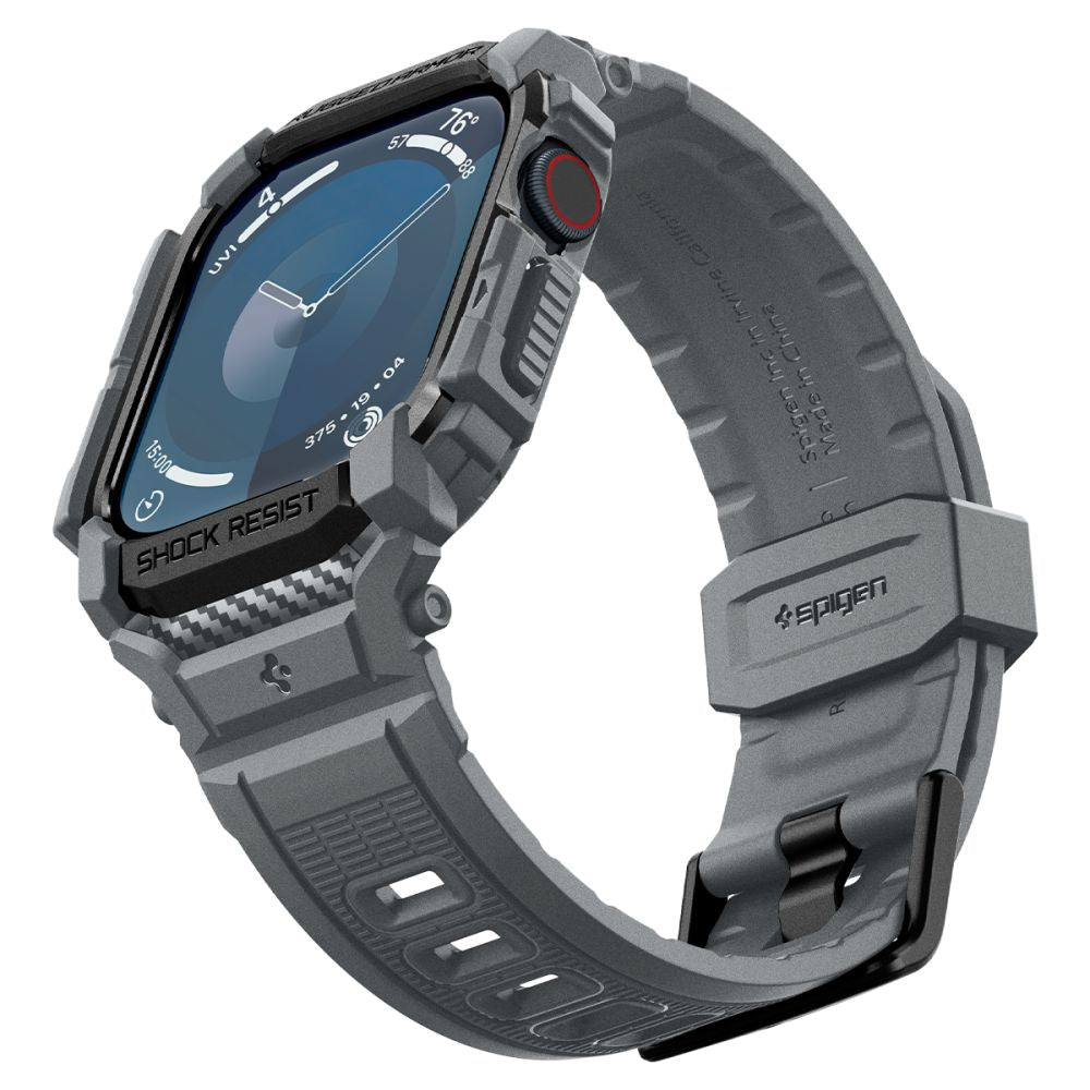 PUZDRO SPIGEN RUGGED ARMOR ”PRO” APPLE WATCH 10 (46 MM) DARK GREY