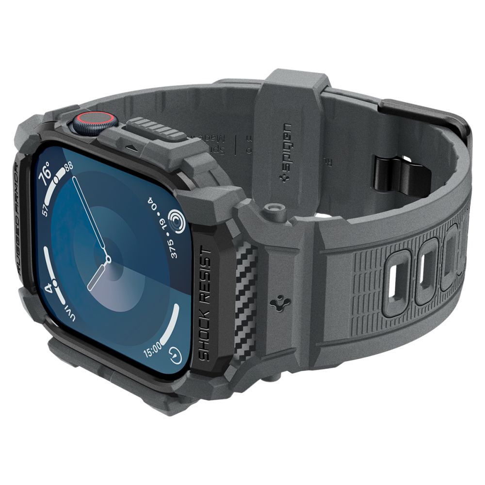 PUZDRO SPIGEN RUGGED ARMOR ”PRO” APPLE WATCH 10 (46 MM) DARK GREY