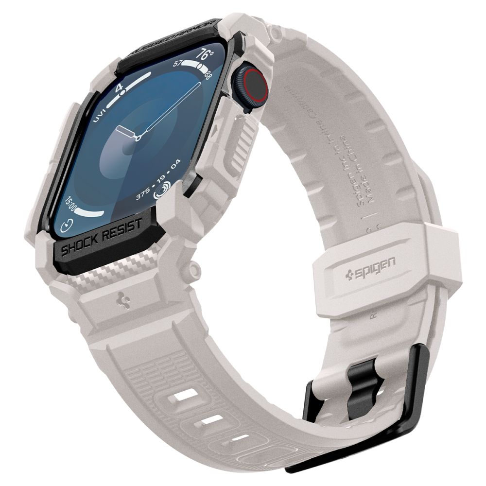 PUZDRO SPIGEN RUGGED ARMOR ”PRO” APPLE WATCH 10 (46 MM) DUNE BEIGE