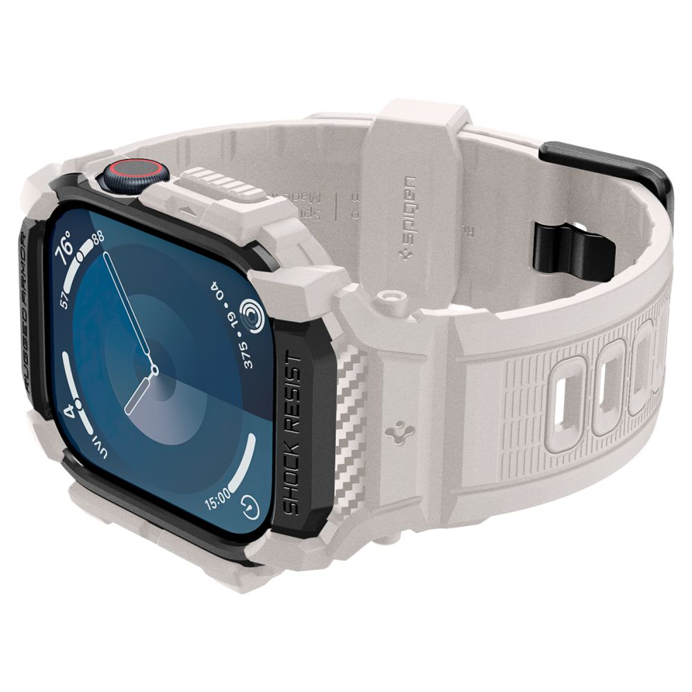 PUZDRO SPIGEN RUGGED ARMOR ”PRO” APPLE WATCH 10 (46 MM) DUNE BEIGE
