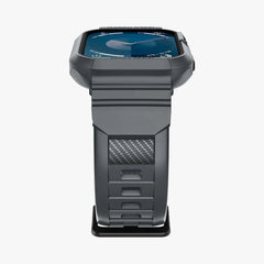 REMIENOK SPIGEN RUGGED ARMOR ”PRO” APPLE WATCH 4 / 5 / 6 / 7 / 8 / 9 / SE (44 / 45 MM) DARK GREY
