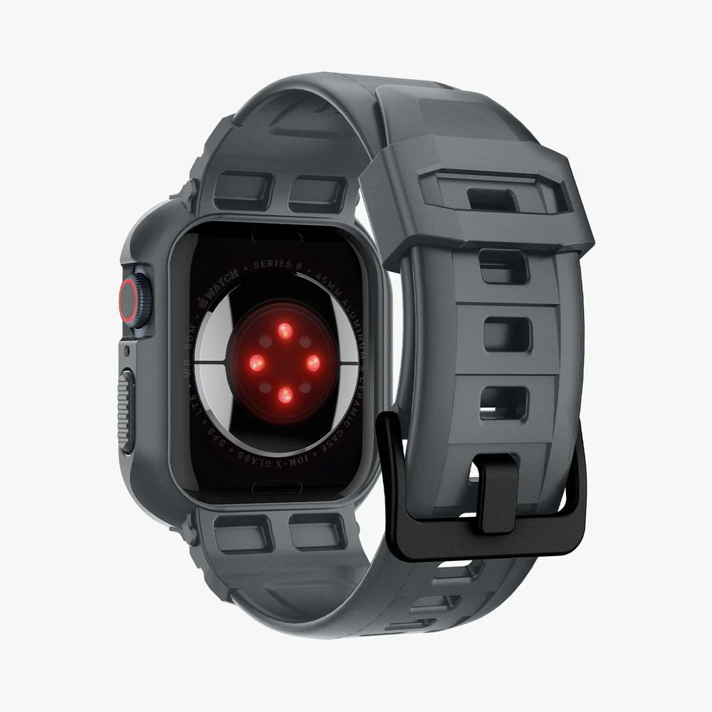 REMIENOK SPIGEN RUGGED ARMOR ”PRO” APPLE WATCH 4 / 5 / 6 / 7 / 8 / 9 / SE (44 / 45 MM) DARK GREY
