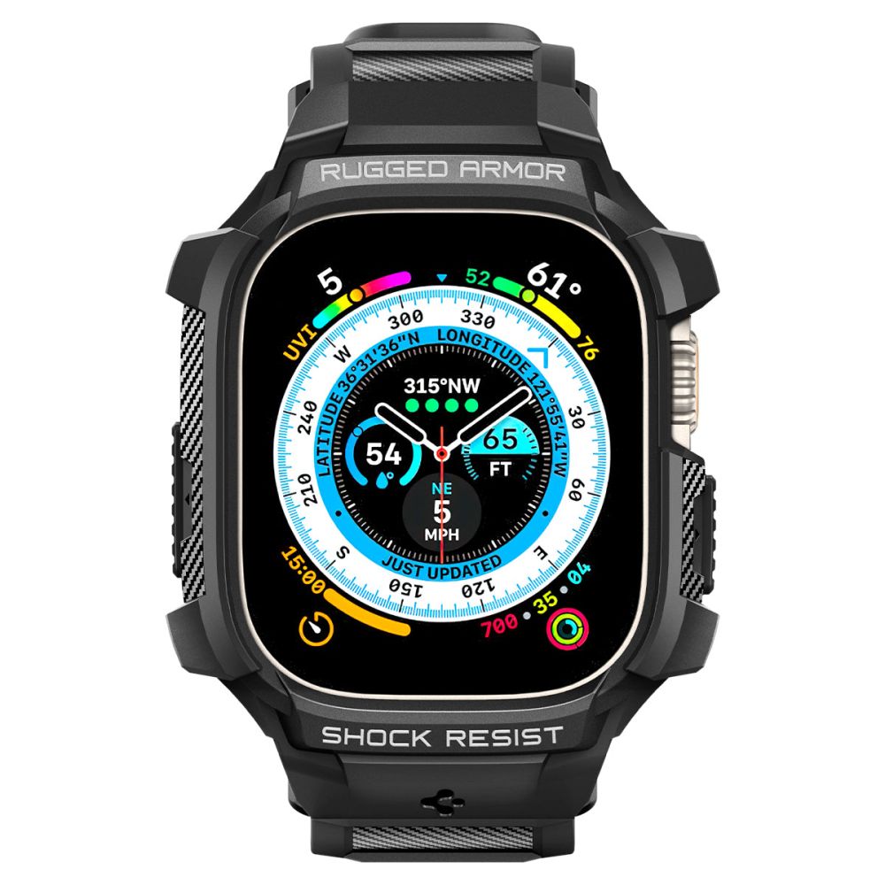 REMIENOK S OCHRANNÝM PUZDROM SPIGEN RUGGED ARMOR ”PRO” APPLE WATCH ULTRA 49 MM BLACK