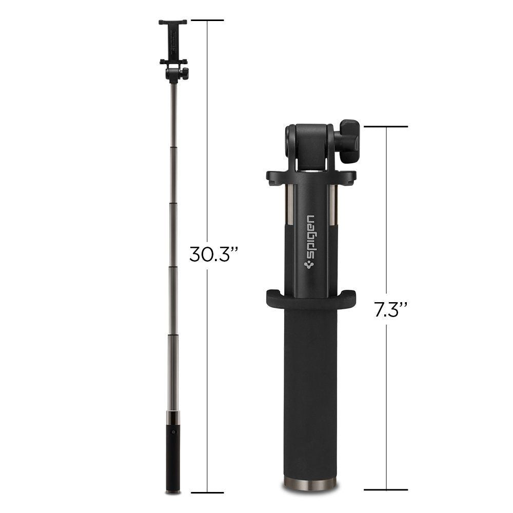 SPIGEN S530W BEŽIČNI SELFIE STICK CRNI
