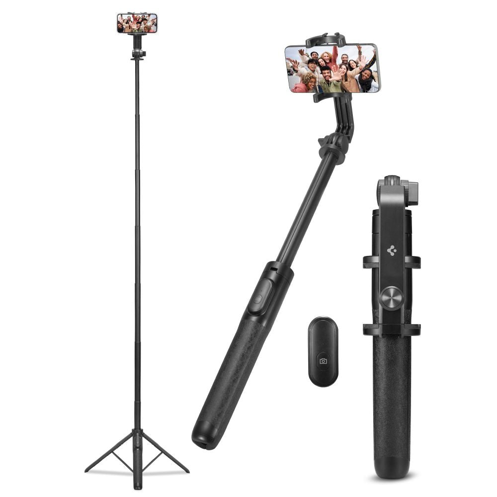 SPIGEN S560W BLUETOOTH SELFIE STICK TRIPOD CRNA 