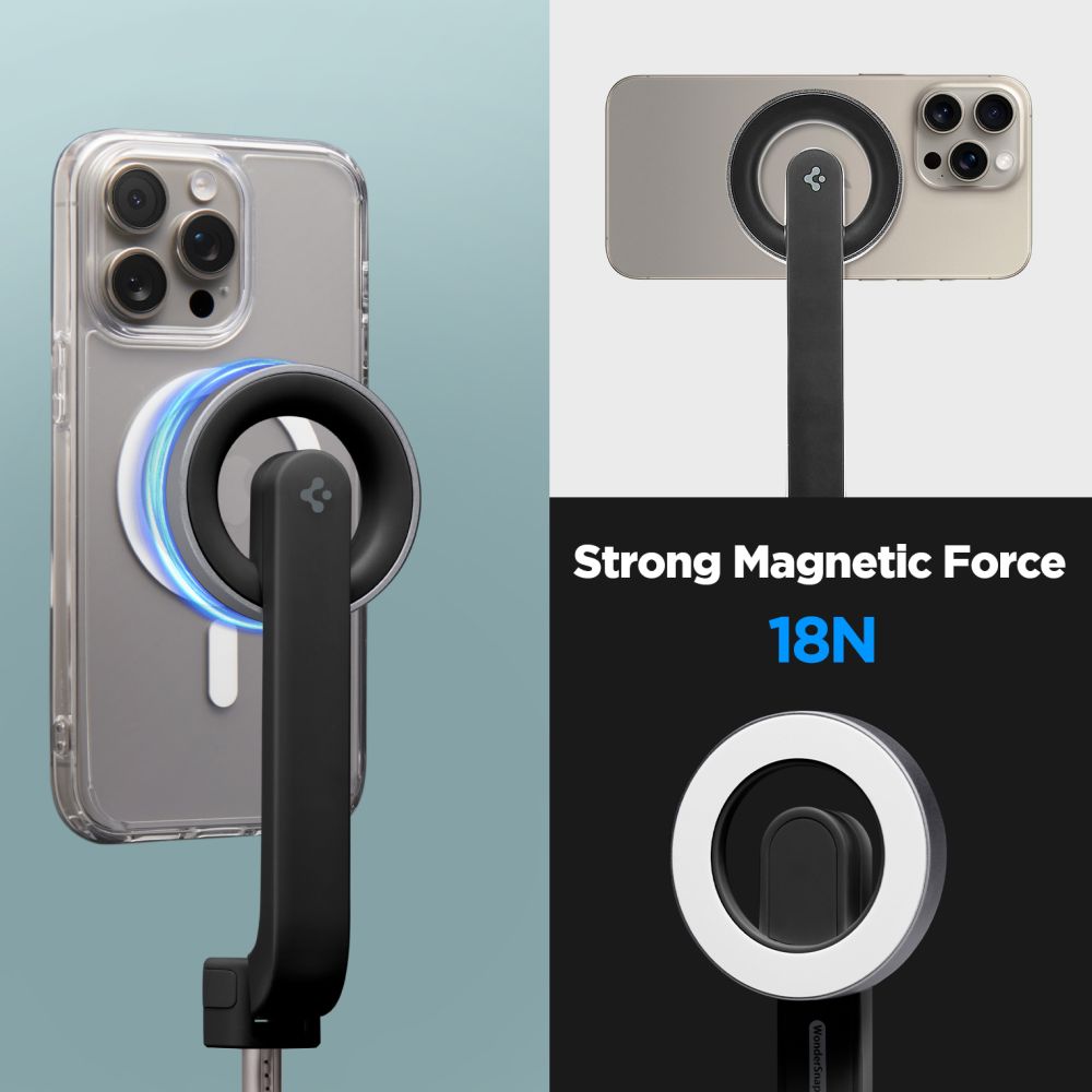SPIGEN S571W MAGSAFE BLUETOOTH SELFIE STICK TRIPOD CRNA 