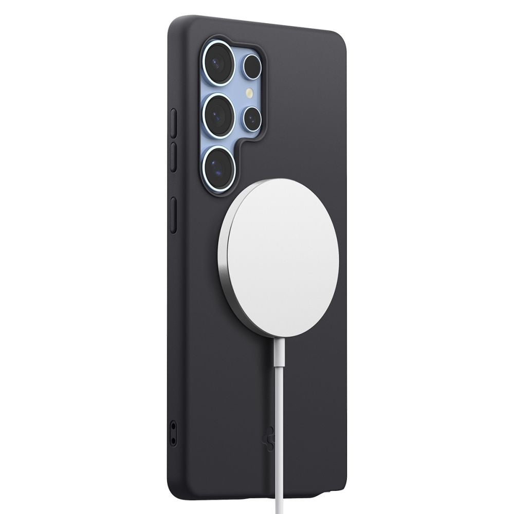 KRYT SPIGEN SILICONE FIT MAG MAGSAFE GALAXY S25 ULTRA BLACK